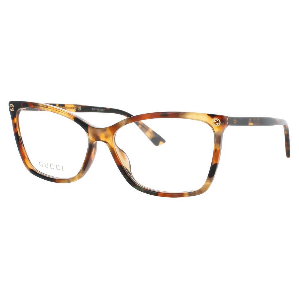 Gucci GG0025O Eyeglasses Havana Acetate